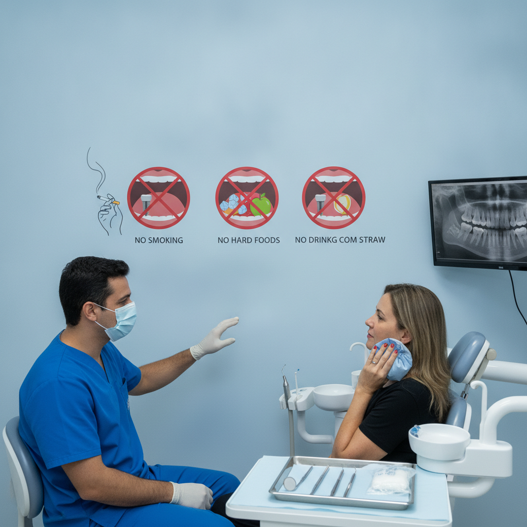 Implante Dentário: Cuidados Pós-Operatório em Nova Andradina